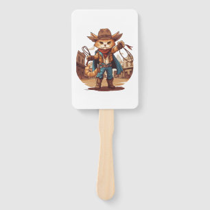 Cowboy Cat Fächer