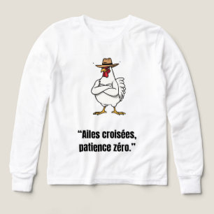Cowboy Chicken Attitude – Lustiges Cartoon-T-Shirt