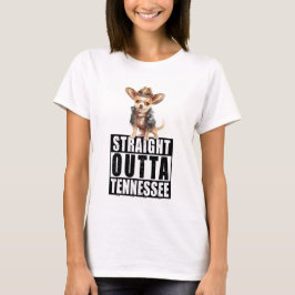 Cowboy Chihuahua Straight Outdoor Tennessee T-Shirt