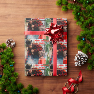Cowboy Christmas Geschenkpapier