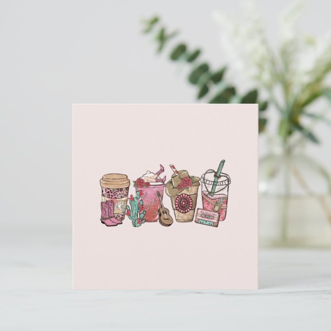 Cowboy Coffee Time (Stehend Vorderseite)