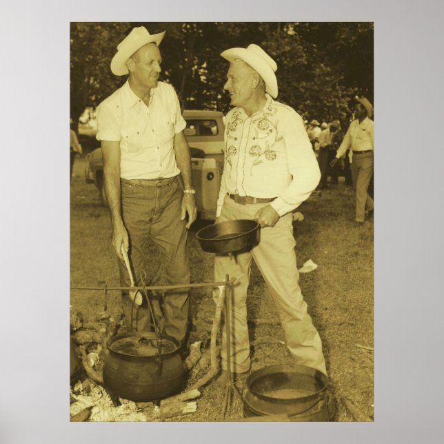 COWBOY COOKS POSTER DRUCK (Vorne)