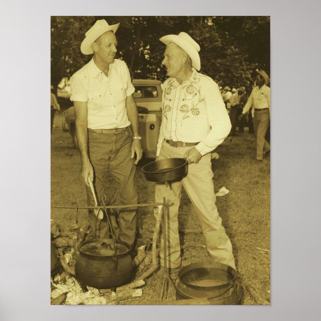 COWBOY COOKS POSTER DRUCK (Vorne)