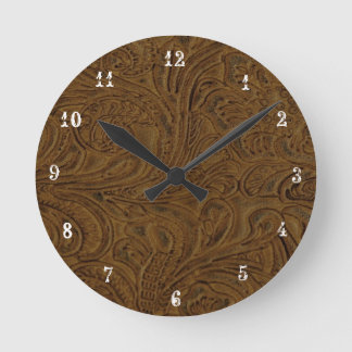 Cowboy Country Brown Tooling Leder Blick Uhr