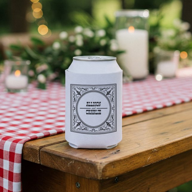 Cowboy Country-Hochzeit des Vintagen Westerns Dosenkühler (Von Creator hochgeladen)