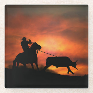 Cowboy Country Western Drink Glasuntersetzer