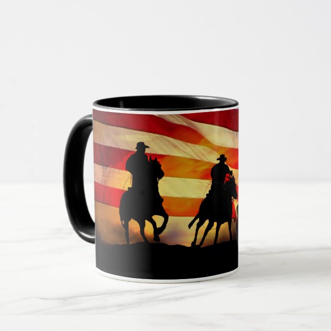 Cowboy Country Western Tasse (Vorderseite Links)