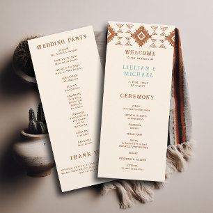 Cowboy Country Western Wüste Liebe Hochzeitsprogra