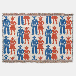 Cowboy & Cowgirl Americana Decke