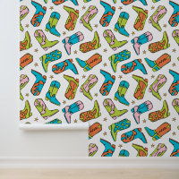 Cowboy Cowgirl Boots Western Pattern