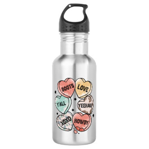 Cowboy & Cowgirl-Liebe Western gepriesen Edelstahlflasche