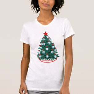 Cowboy Cowgirl Roping Weihnachtsbaum Ornament T-Sh T-Shirt