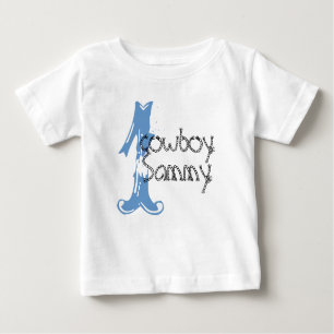 Cowboy Customizable 1st Birthday Tshirt