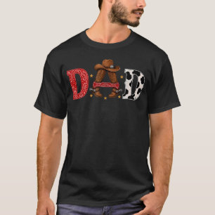Cowboy-Daddy Western-Rodeo-Geburtstag T-Shirt