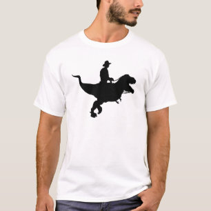 Cowboy, der T-Rex T - Shirt reitet