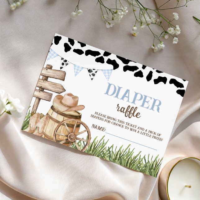 Cowboy Diaper Raffle Insert (Von Creator hochgeladen)