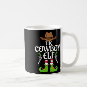 Cowboy Elf Matching Family Group Weihnachtsfeierta Kaffeetasse