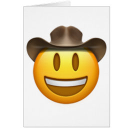 Cowboy emoji Gesicht
