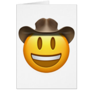 Cowboy emoji Gesicht