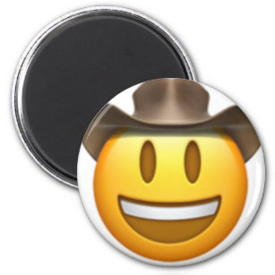 Cowboy-Emoji-Gesicht Magnet