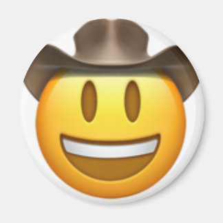 Cowboy-Emoji-Gesicht Magnet
