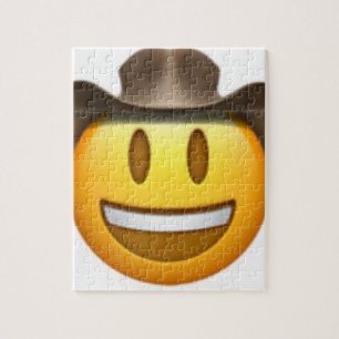 Cowboy-Emoji-Gesicht Puzzle
