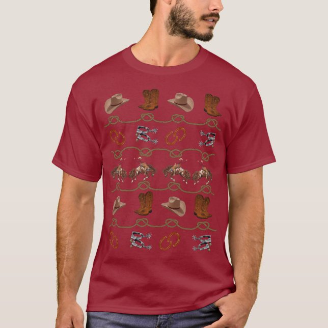 Cowboy Essentials Bronco Buster T-Shirt (Vorderseite)