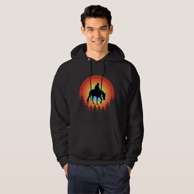 COWBOY FARBIGE SONNENGESCHICHTE HOODIE (Vorne ganz)