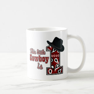 Cowboy First Geburtstag Tasse