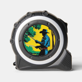 Cowboy Fisherman on Riverbank Maßband