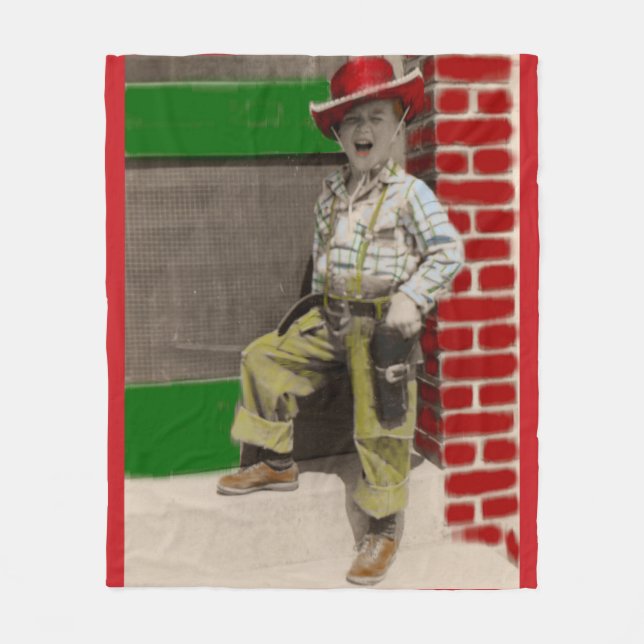 Cowboy Fleecedecke (Vorderseite)