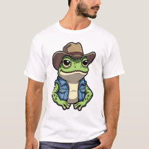 Cowboy-Frosch mit Jehkweste