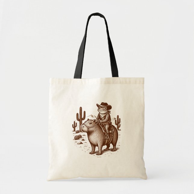Cowboy-Frosch Tragetasche (Vorne)