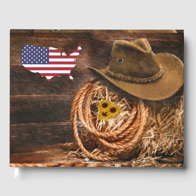 Cowboy Gästebuch (Vorderseite)