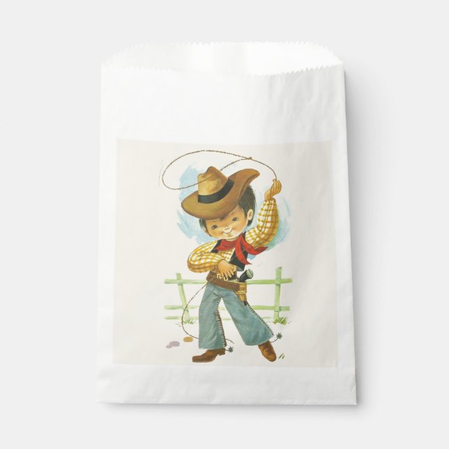 Cowboy Gastgeschenk Bag Geschenktütchen (Vorderseite)