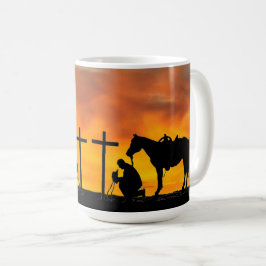 Cowboy Gebet Kaffeemaschine Tasse