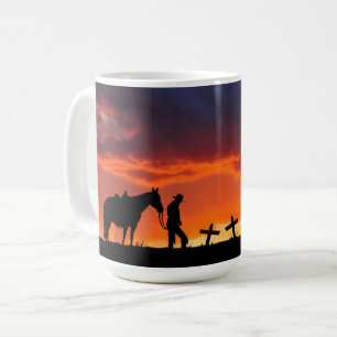 Cowboy Gebet Kaffeemaschine Tasse