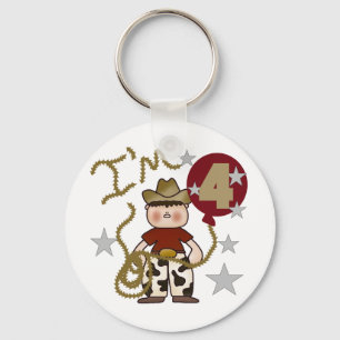 Cowboy Geburtstagsgeschenke und Geschenke Schlüsselanhänger