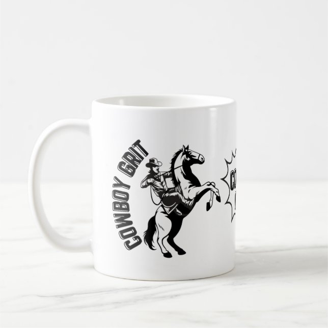 Cowboy-Geist Kaffeetasse (Links)