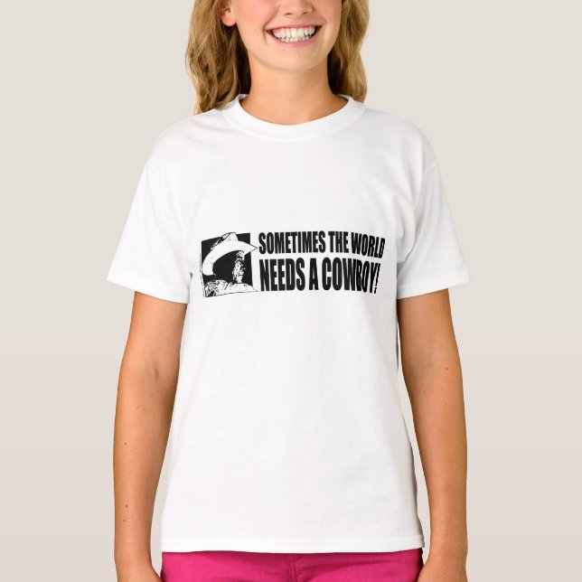 Cowboy George W Bush T-Shirt (Vorderseite)