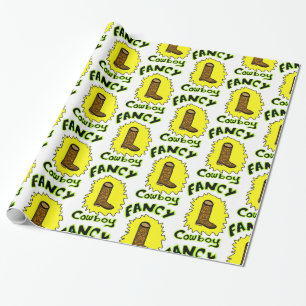 Cowboy Geschenkpapier