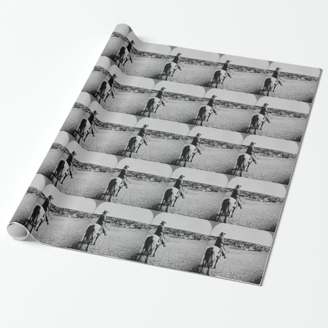 Cowboy Geschenkpapier (Ungerollt)