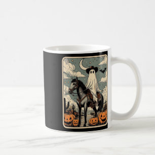 Cowboy Ghost Reitpferd Funny Tarot Card Hallowage Kaffeetasse