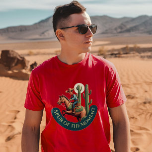 Cowboy-Grafik für spontane Momente T-Shirt
