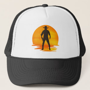 Cowboy Gunslinger Truckerkappe