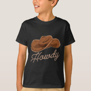 Cowboy Hat Howdy Western Country Cowboy T-Shirt