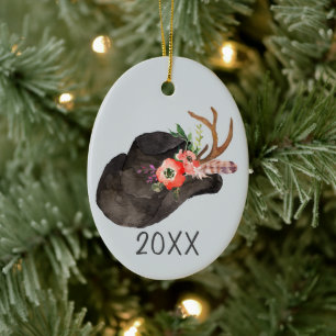 Cowboy Hat Keepake Maßgeschneiderte Keramik Orname Ornament