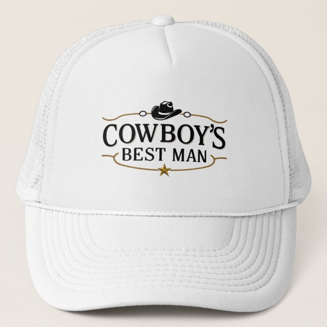 Cowboy Hat Truckerkappe (Vorderseite)