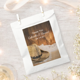 Cowboy Hat und Barn Wood Western Hochzeit Vielen D Geschenktütchen