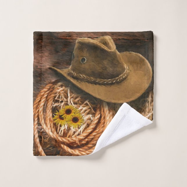 Cowboy Hat Waschlappen (Waschlappen)